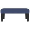 vidaXL Ławka, niebieska, 70x30x30 cm, tapicerowana tkaniną
