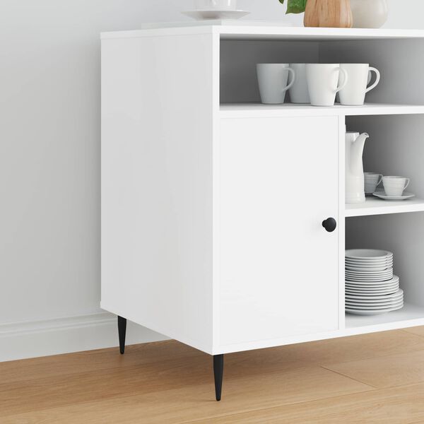 vidaXL N&oacute;żki meblowe 2 pcs Czarny &Oslash; 40 x 98 mm Żelazo