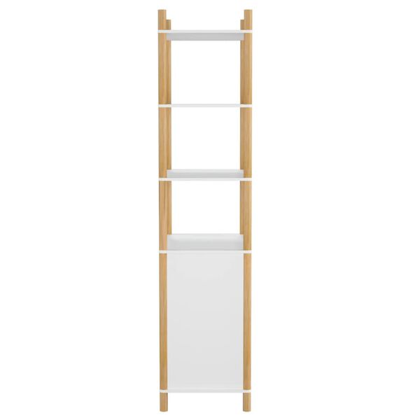 vidaXL Witrynka, biała, 60x40x173 cm, materiał drewnopochodny