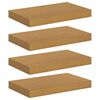 vidaXL P&oacute;łka ścienna 4 szt. Beżowy 40 x 23,5 x 3,8 cm