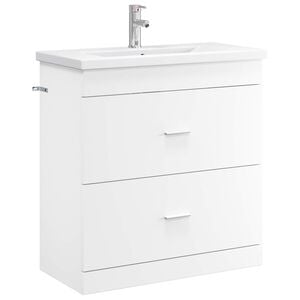 vidaXL Zestaw mebli łazienkowych Biały 81 x 40 x 84,5 cm