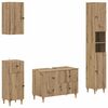 vidaXL Zestaw szafek łazienkowych 4 częściowy ALKMAAR Dąb artisan