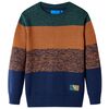 Sweter dziecięcy z dzianiny, kolorowy, 104