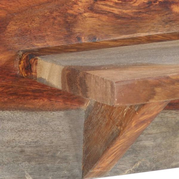 vidaXL 4-częściowa meblościanka pod TV, lite drewno