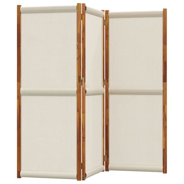 vidaXL Parawan 3-panelowy, jasnoszary, 210x180 cm