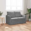 vidaXL Sofa podłogowa 2-w-1, ciemnoszara, 122x204x55 cm, aksamit
