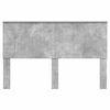 vidaXL Zagł&oacute;wek Betonowy szary 150 cm Materiał drewnopochodny