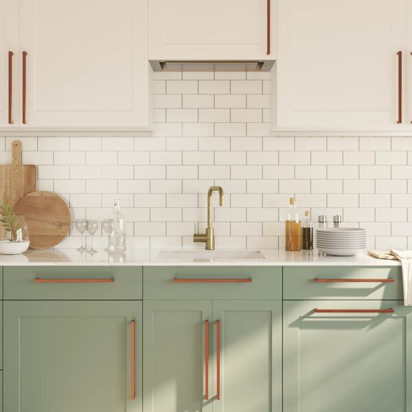 vidaXL Uchwyty do szafek, 10 szt., brąz, 320 mm, stal nierdzewna