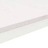 vidaXL Stolik kawowy Biały 50 x 50 x 36 cm Lite drewno sosnowe