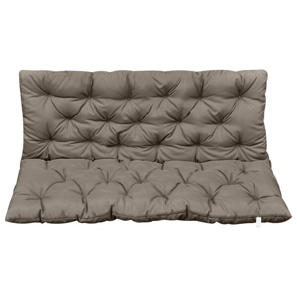 vidaXL Poduszka na huśtawkę, kolor taupe, 120 cm, tkanina