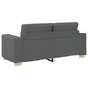 vidaXL Sofa dwuosobowa, ciemnoszara, 180x77x82 cm, tkanina