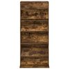 vidaXL Regał na gazety z p&oacute;łką Dąb wędzony 70 x 41 x 156 cm