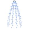 vidaXL Siatka lampek choinkowych, 150 niebieskich diod LED, 150 cm