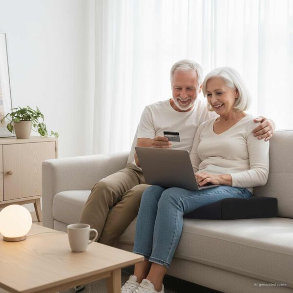 vidaXL Poduszka na siedzisko Czarny