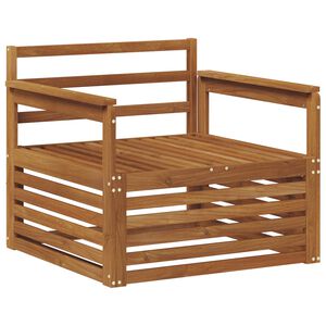 vidaXL 2 Sztuka Sofa z podłokietnikami Lite Drewno Akacji Naturalny