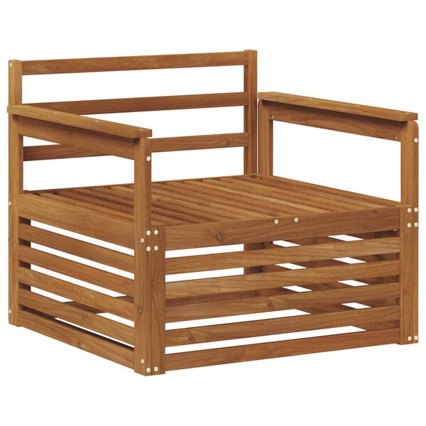 vidaXL 2 Sztuka Sofa z podłokietnikami Lite Drewno Akacji Naturalny