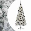 vidaXL Sztuczna choinka z bombką 120 cm 150 LED Ciepła biel