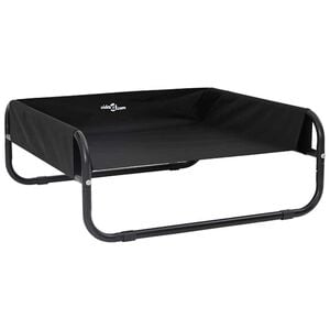 vidaXL Legowisko dla psa Czarny ML Tkanina Oxford i Stal