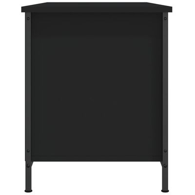 vidaXL Szafka pod TV, czarna, 100x40x50 cm, materiał drewnopochodny