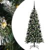 vidaXL Sztuczna choinka z podstawą Zielony 120 cm PVC, plastik i stal