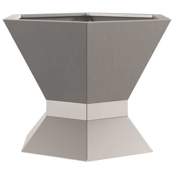 vidaXL Kominek Brązowy 50 x 50 x 40 cm Stal