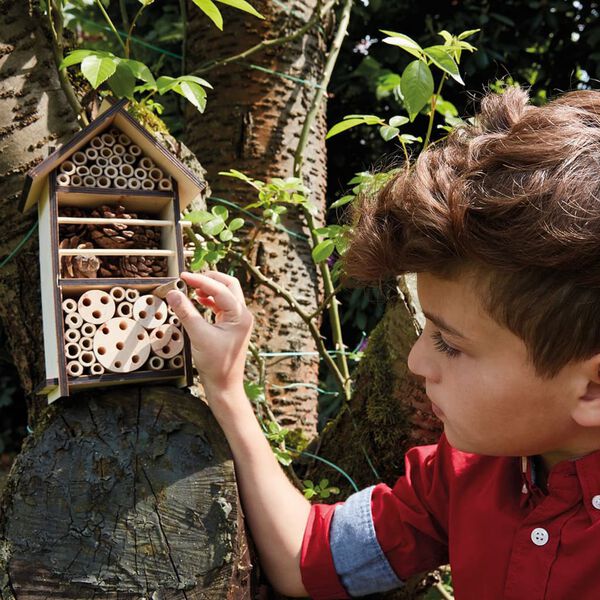 Scout Hotel dla owad&oacute;w, 9,5 x 16 x 28 cm, drewniany