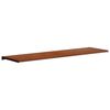 vidaXL Parapet okienny Brązowe Drewno 140 x 40 x 4,5 cm PVC