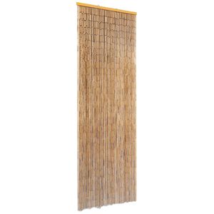 vidaXL Kurtyna przeciw owadom do drzwi kampera, bambusowa, 56 x 185 cm