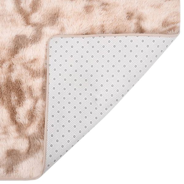 vidaXL Dywan shaggy, kremowy, 230 x 160 cm