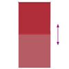 vidaXL Roleta zaciemniająca Red 70x150 cm Szerokość tkaniny 65,7 cm