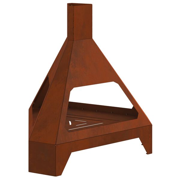 vidaXL Kominek Brązowy 50 x 43 x 52 cm