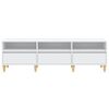 vidaXL Szafka pod TV, biała, 150x30x44,5 cm, materiał drewnopochodny