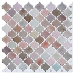 vidaXL Płytka Lanturn 10 pcs Beżowy 27 x 27 cm Poliuretan i PET