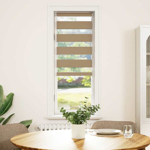 vidaXL Roleta zebra, 40x150 cm, szerokość tkaniny 35,9 cm, poliester