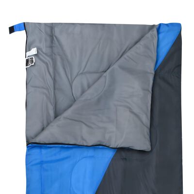 vidaXL Lekkie śpiwory prostokątne, 2 szt., niebieskie, 1100 g, 10°C