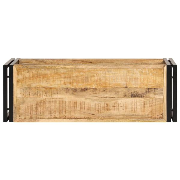 vidaXL Szafka pod TV, 90x30x40 cm, lite drewno mango