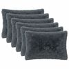 vidaXL Poduszka z poduszką HEERLEN 6 szt. antracytowy Fleece PV