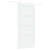 vidaXL Drzwi przesuwne 93 x 202 cm Drewno inżynieryjne Biały