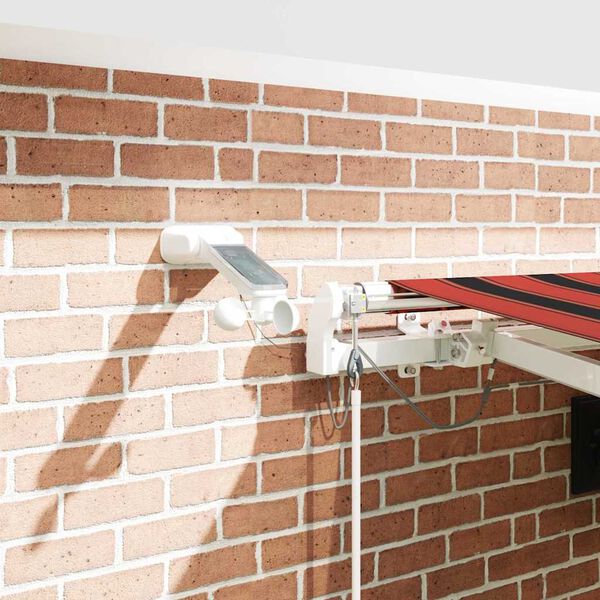 vidaXL Markiza zwijana Pomarańczowy i brązowy 450 &times; 300 cm