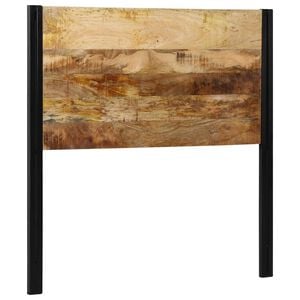 vidaXL Zagł&oacute;wek 100 cm lite drewno mango i żelazo