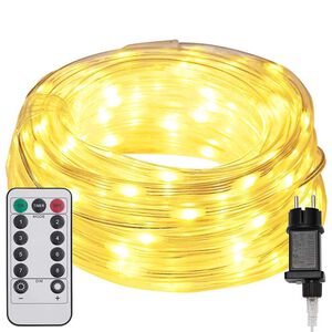 vidaXL Lina świetlna z 120 diodami LED Ciepła biel 5 m PVC