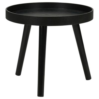 Home&Styling Zestaw 2 okrągłych stolików bocznych, czarny