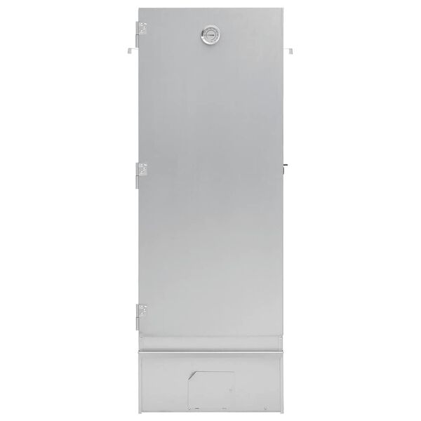 vidaXL Wędzarnia z wi&oacute;rami drewnianymi, 44,5x29x110 cm, stal