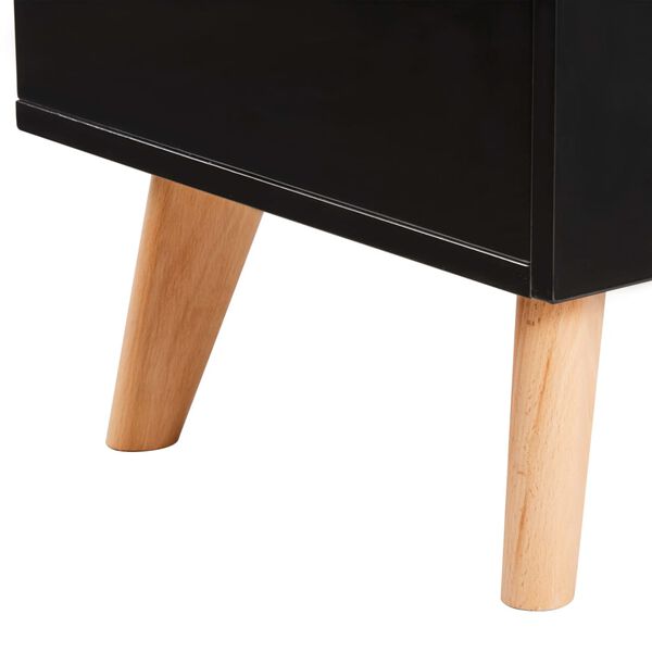 vidaXL Szafka pod TV, czarna, 120 x 40 x 46 cm, MDF