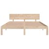 vidaXL Rama łóżka, lite drewno sosnowe, 160 x 200 cm