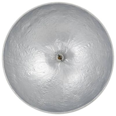 vidaXL Lampa wisząca, biało-srebrna, Ø 50 cm, E27