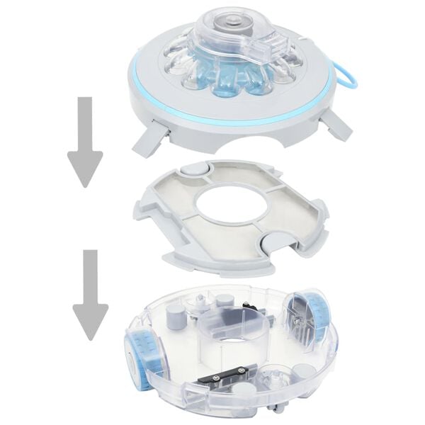 vidaXL Bezprzewodowy robot basenowy, 27 W