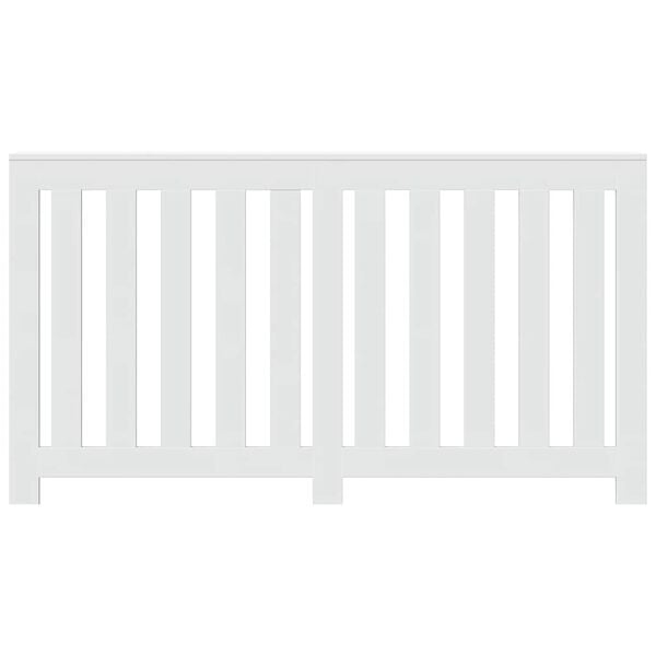 vidaXL Osłona na grzejnik, biała, 149x20x82cm, materiał drewnopochodny