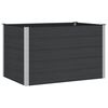 vidaXL Podniesiona rabata ogrodowa Czarny 150 x 100 x 91 cm