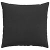 vidaXL Poduszki na sofę 2 pcs Czarny 45 x 45 cm tkanina